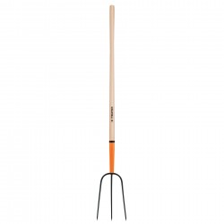 Bieldo para paja, 3 dientes, mango 48?