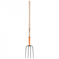 Bieldo para paja, 4 dientes, mango 48?